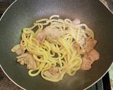豚キムチ焼きうどん作り方2写真