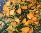 あと1品！ご飯の友にカブの葉丸ごと甘辛煮作り方3写真