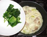 鶏ほうれん草豆乳煮♪簡単眠れない方に薬膳作り方10写真