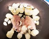チキンとユリネの余り物作り方1写真