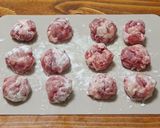 ☆簡単☆豚こまボールのガリマヨポン焼き作り方3写真