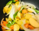 メイプルシロップの甘口チキンチーズカレー作り方1写真