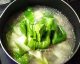 うちの味噌汁　もりもり青梗菜作り方5写真