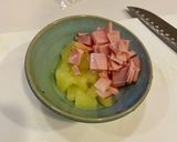 パイナップル炒飯作り方1写真
