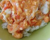 トマト親子丼作り方6写真