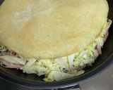 米粉お好み焼きでヘルシーおやつ作り方4写真