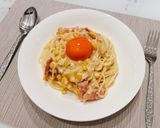 牛乳で作るいつものカルボナーラ作り方8写真