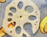雪の結晶のクリスマスリースサラダ作り方3写真