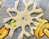 雪の結晶のクリスマスリースサラダ作り方4写真