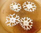 雪の結晶のクリスマスリースサラダ作り方5写真