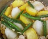 かぶと鶏ひき肉のあんかけ煮作り方4写真