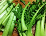 大根の葉っぱと梅干しの炊き込みご飯作り方1写真