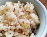 大根の葉っぱと梅干しの炊き込みご飯作り方13写真