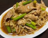 豚肉とニンニクの芽オイスターソース炒め作り方5写真