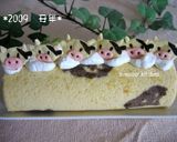 ☆２色マーブル模様のロールケーキ☆作り方9写真