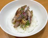 アジ（鯵）丼～魚の駅生地～作り方7写真