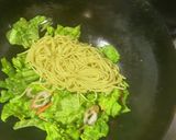 九州とんこつ焼きそば 菜の花入り作り方3写真