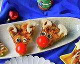 簡単5分！クリスマスの可愛いキャベツ焼き作り方6写真