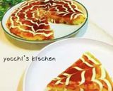 簡単5分！クリスマスの可愛いキャベツ焼き作り方1写真