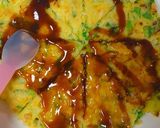 簡単5分！クリスマスの可愛いキャベツ焼き作り方2写真