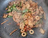 ベタつかない、水を入れない焼きそば作り方4写真