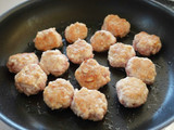 鶏団子ときのこの甘酢あん