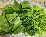 牛バラ切り落としとほうれん草の炒め物作り方1写真