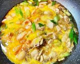 簡単！とろとろ九条ネギの親子丼作り方6写真