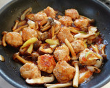 鶏団子ときのこの甘酢あん作り方6写真