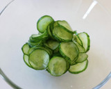きゅうりとしらすの酢の物作り方1写真