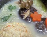 牛乳活用！おっきな肉団子牛乳鍋作り方13写真
