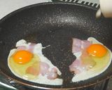 【スープジャー】ベーコンエッグ丼作り方4写真