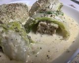 ハンバーグでロール白菜のクリーム煮作り方6写真