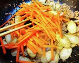 れんこんとひき肉のコチュジャン炒め。作り方3写真