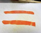 お弁当の隙間埋めに人参の薔薇作り方1写真