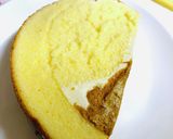 菓子パンで焼かないハーフホールケーキ作り方11写真
