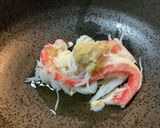 ミツカン追いがつおつゆでカニ酢作り方3写真