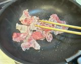 豚肉とネギのにんにくスタミナ丼作り方1写真