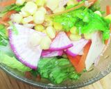 買い物前の残り野菜でカラフルサラダ作り方5写真