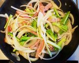 菜花とベーコンの和風パスタ　ZENB麺作り方3写真