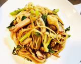 菜花とベーコンの和風パスタ　ZENB麺作り方6写真
