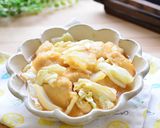 調味料１つ！鶏むねと白菜のさっぱり煮作り方6写真