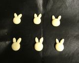 型なし★うさぎの米粉デコクッキー作り方4写真
