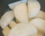 ぎゅ～っと味しみ！大根と牛肉の甘辛煮作り方3写真