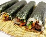 【ポリ袋で簡単】恵方巻（キンパ）作り方15写真