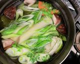 豚肩と野菜ときのこのスープ作り方5写真