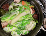 豚肩と野菜ときのこのスープ作り方5写真