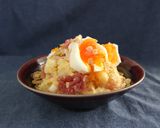山盛りガーリックチップ★背徳ポテトサラダ作り方5写真