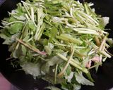 セリ豚炒め作り方6写真