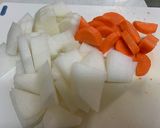 味噌が濃厚～こっくりモツ煮込み作り方1写真